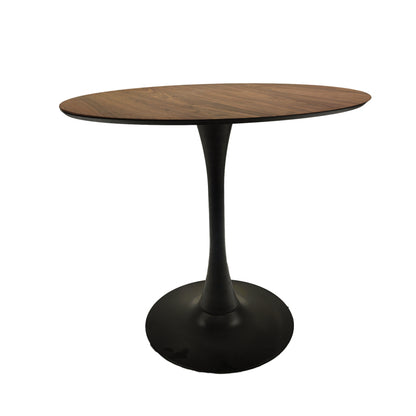 Mid-Century Round Tulip Dining Table for 2-4, Pedestal Base