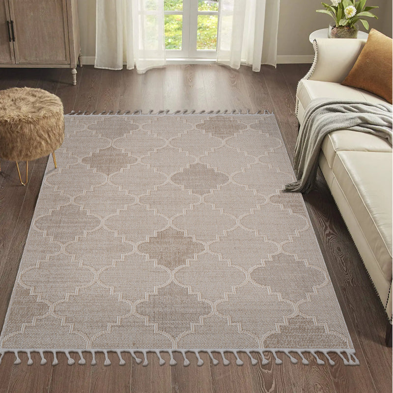 Modern Trellis Indoor/Outdoor Rug – All-Weather, NAAR Guros
