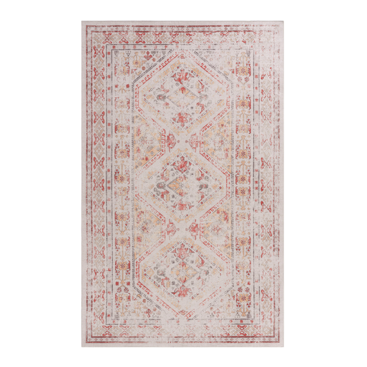 NAAR MAVAL Beige Entryway Doormat, Washable 2' x 3'