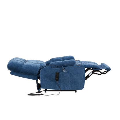 Liyasi Dual-Motor Lift Recliner for Seniors, Heat Massage
