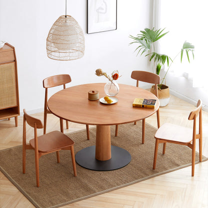 Natural Solid FAS Oak Dining Chairs for Dining Room Set of 2