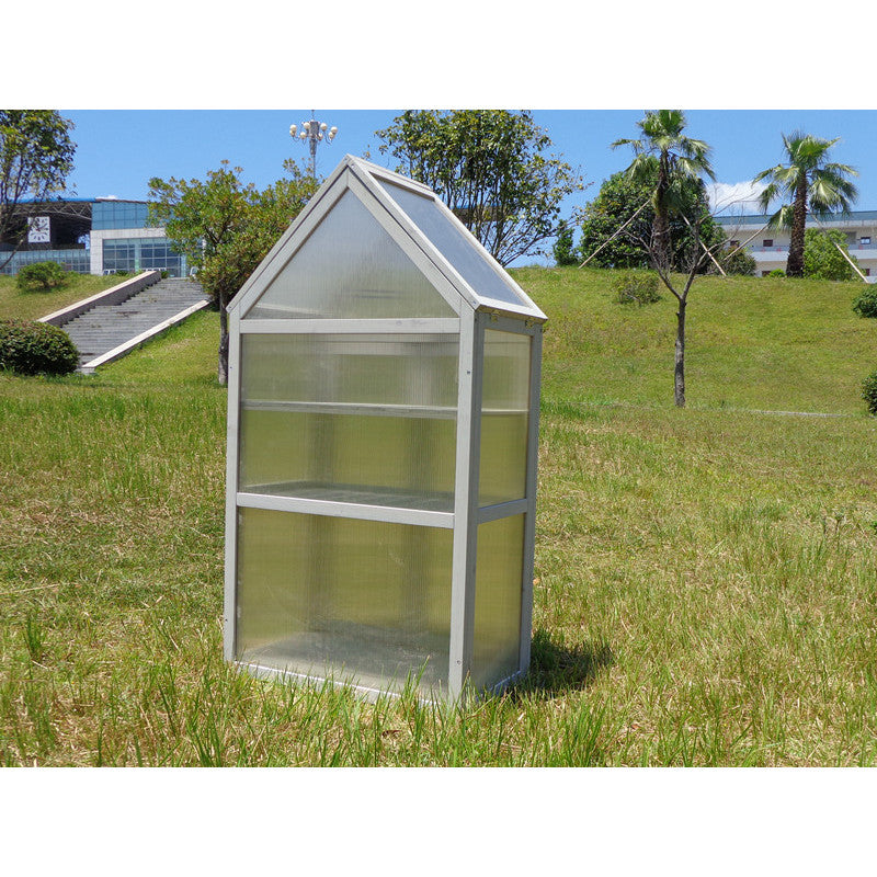 Space-Saving Tiered Mini Greenhouse Stand for Indoor/Outdoor