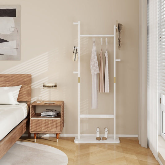 Modern Solid Wood Coat Rack for Entryway, Easy Assembly
