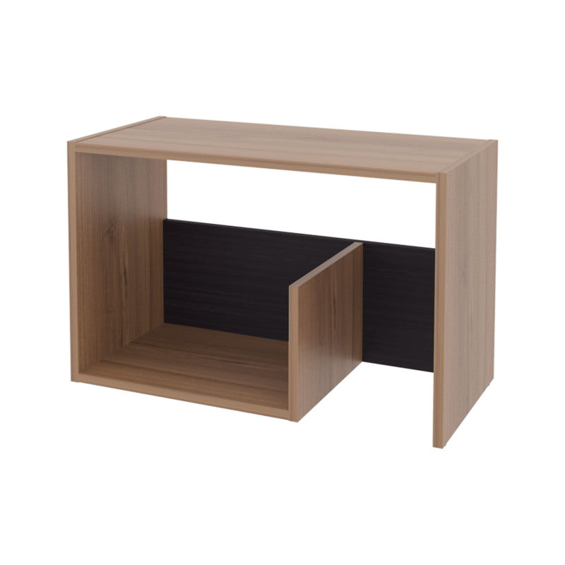 FM FURNITURE Vega Modern Side Table, Living Room Open Shelf