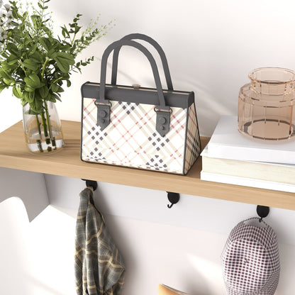 HOMCOM White Hall Tree Bench for Entryway with Shoe Storage