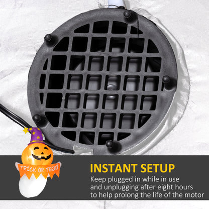 Outsunny Halloween Light-Up Inflatable Ghost, Indoor/Outdoor