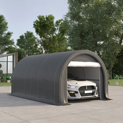 Outsunny Heavy-Duty 10x16 Carport for Driveway, UV Canopy