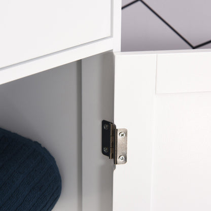 kleankin Modern Tall Slim Bathroom Cabinet for Small Baths