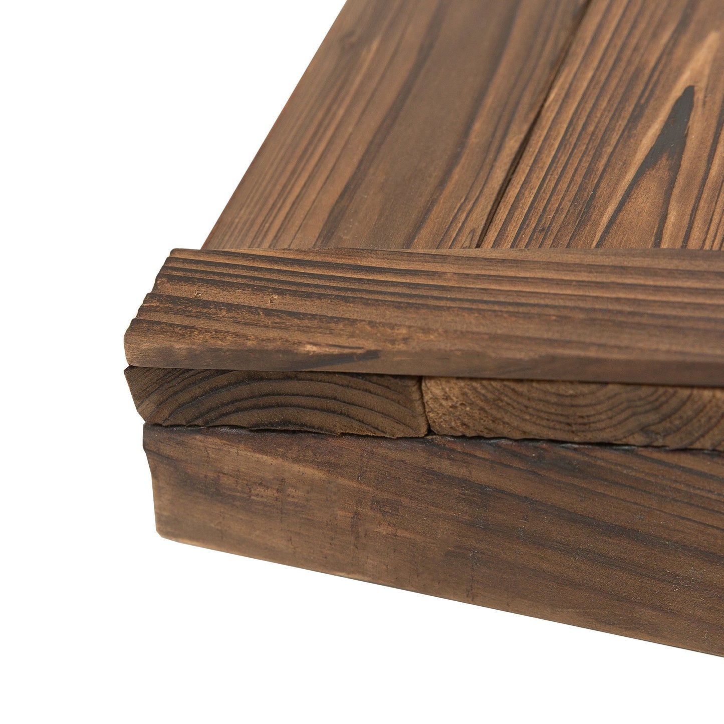 Outsunny 3.3 ft Arched Garden Bridge over Ponds, Solid Fir