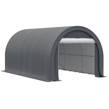 Outsunny Heavy-Duty 10x16 Carport for Driveway, UV Canopy