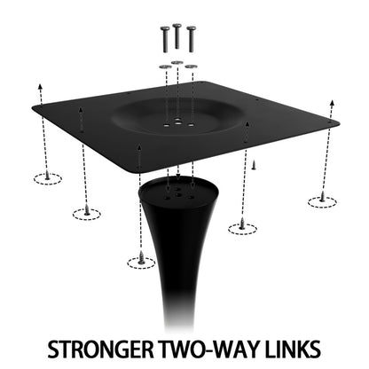 Mid-Century Round Tulip Dining Table for 2-4, Pedestal Base