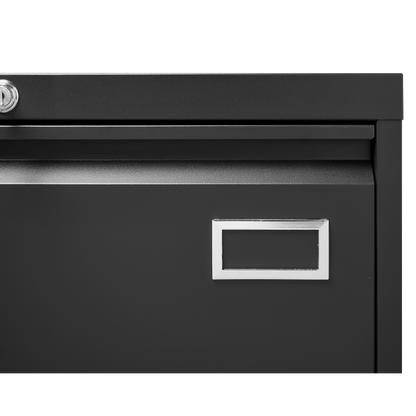 Sleek 3-Drawer Lateral File Cabinet for Home Office, Locking