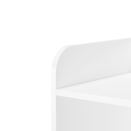 Modern 4-Tier Kids Bookcase for Playroom with Toy Storage
