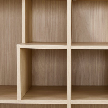 Modern Cat House Bookcase for Living Room Hidden Litter Box