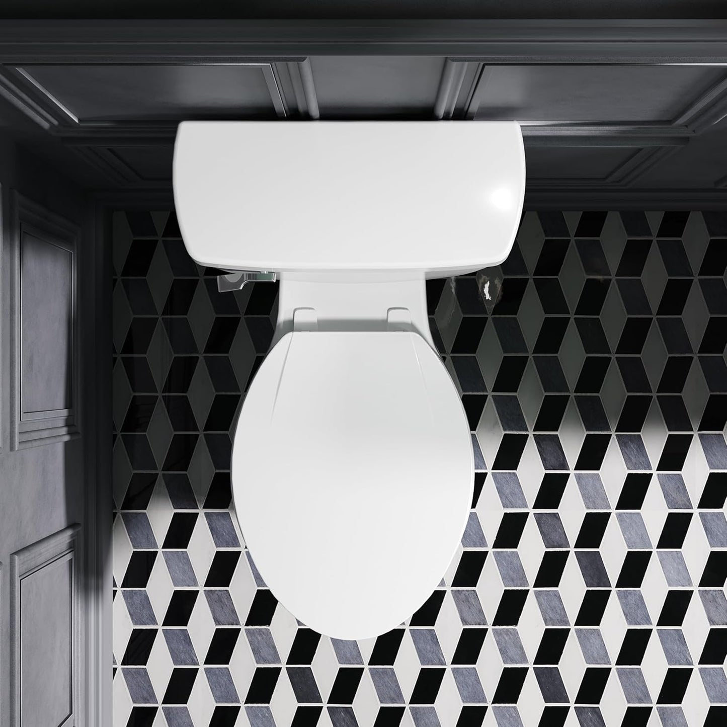ELLAI Modern ADA Chair-Height Toilet for Bath, 1.28 GPF