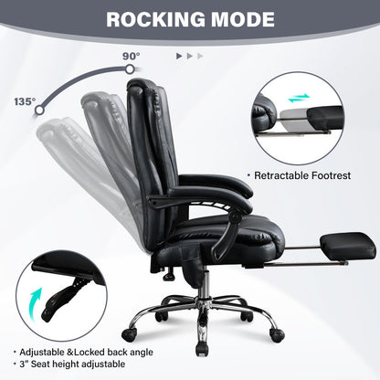 Executive Office Chair for Home Office with Heat & Massage