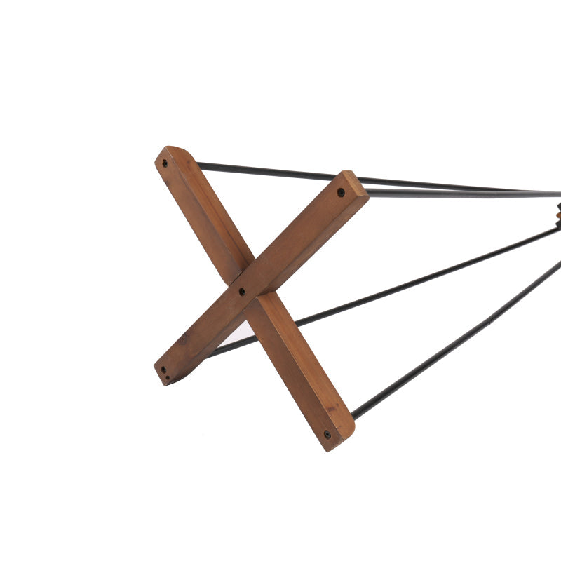 Reclaimed Wood & Metal Coat Rack for Bedroom & Living Room