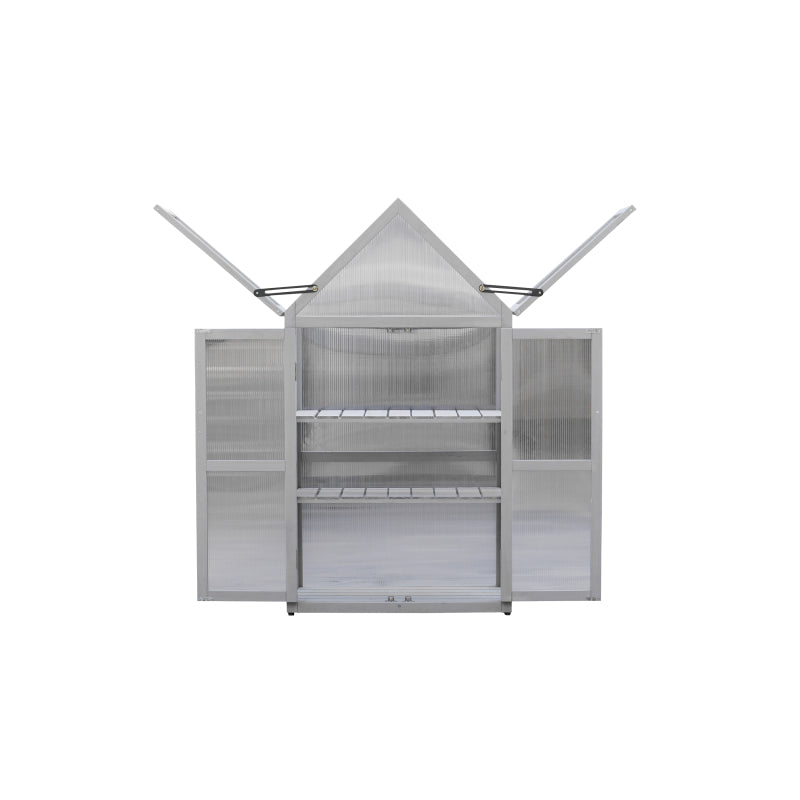 Space-Saving Tiered Mini Greenhouse Stand for Indoor/Outdoor
