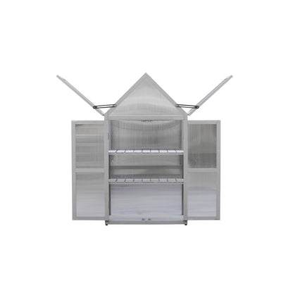Space-Saving Tiered Mini Greenhouse Stand for Indoor/Outdoor