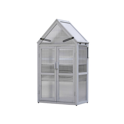 Space-Saving Tiered Mini Greenhouse Stand for Indoor/Outdoor