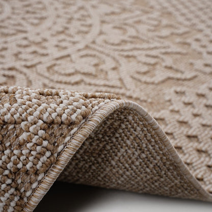 NAAR Guros Medallion Runner Rug, Indoor/Outdoor, Easy-Care