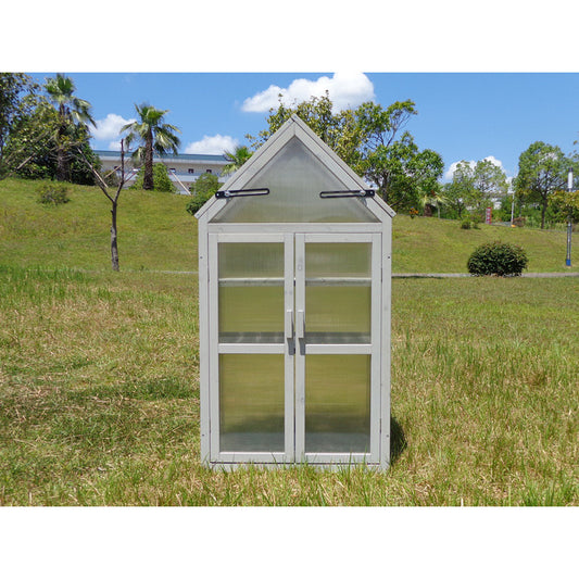 Space-Saving Tiered Mini Greenhouse Stand for Indoor/Outdoor