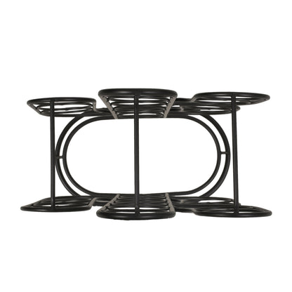 Sleek Wine Rack for Home Bar or Kitchen, Space-Saving