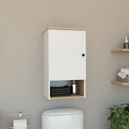 St. Angelo Bathroom Medicine Cabinet, Single Door, 2 Shelves