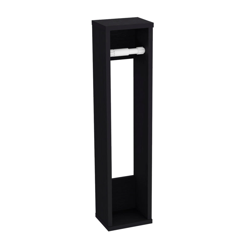 Bali Toilet Paper Holder Stand with Shelf, Bath Space Saver