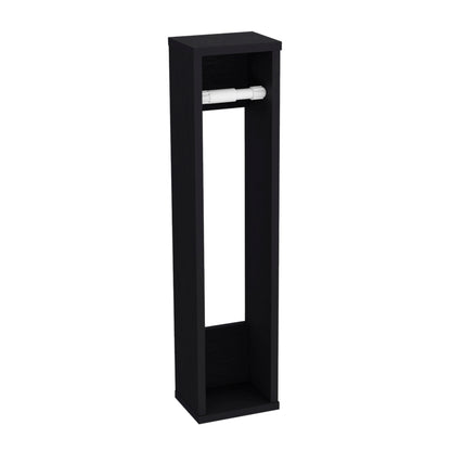 Bali Toilet Paper Holder Stand with Shelf, Bath Space Saver