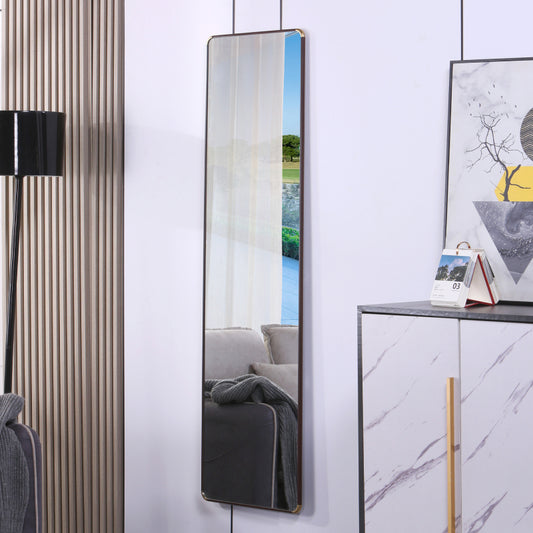 Modern Full-Length Mirror for Bedroom, 60x16 Stand/Wall