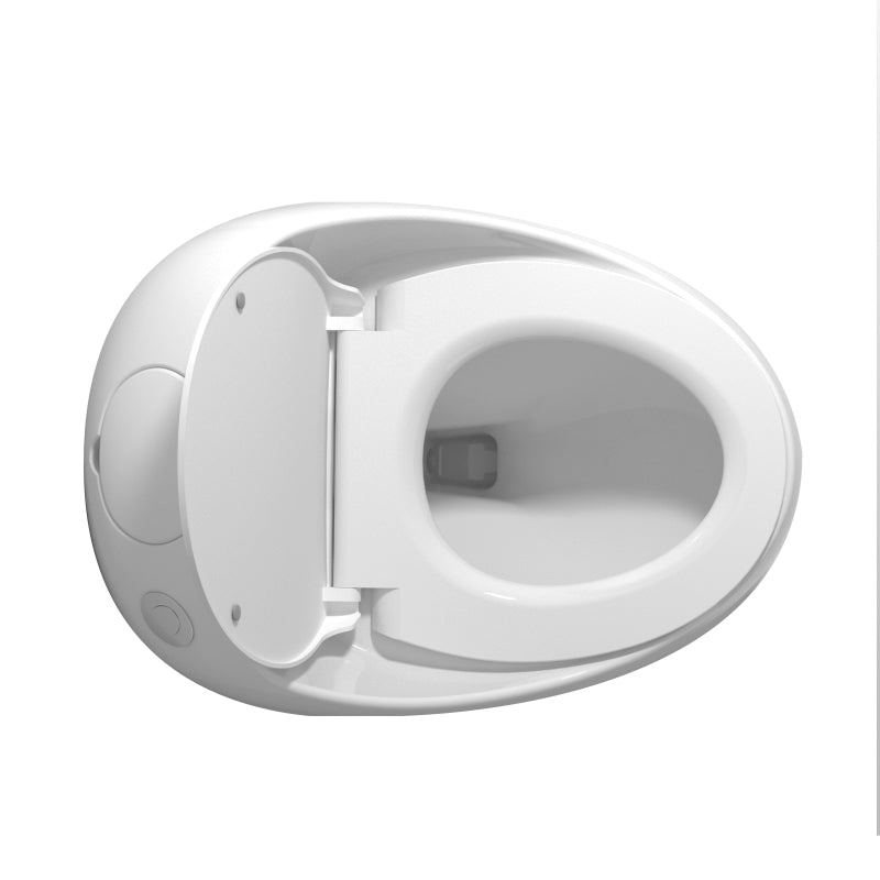 Modern Egg-Shape Bathroom Toilet, Water-Saving 1.28 GPF
