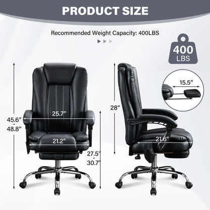 Executive Office Chair for Home Office with Heat & Massage