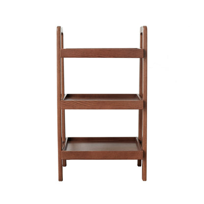 Natural Beech Shoe Bench for Entryway, 3-Tier Storage