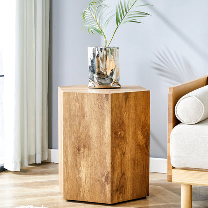 Modern MDF Coffee Table for Living Room, Textured Top