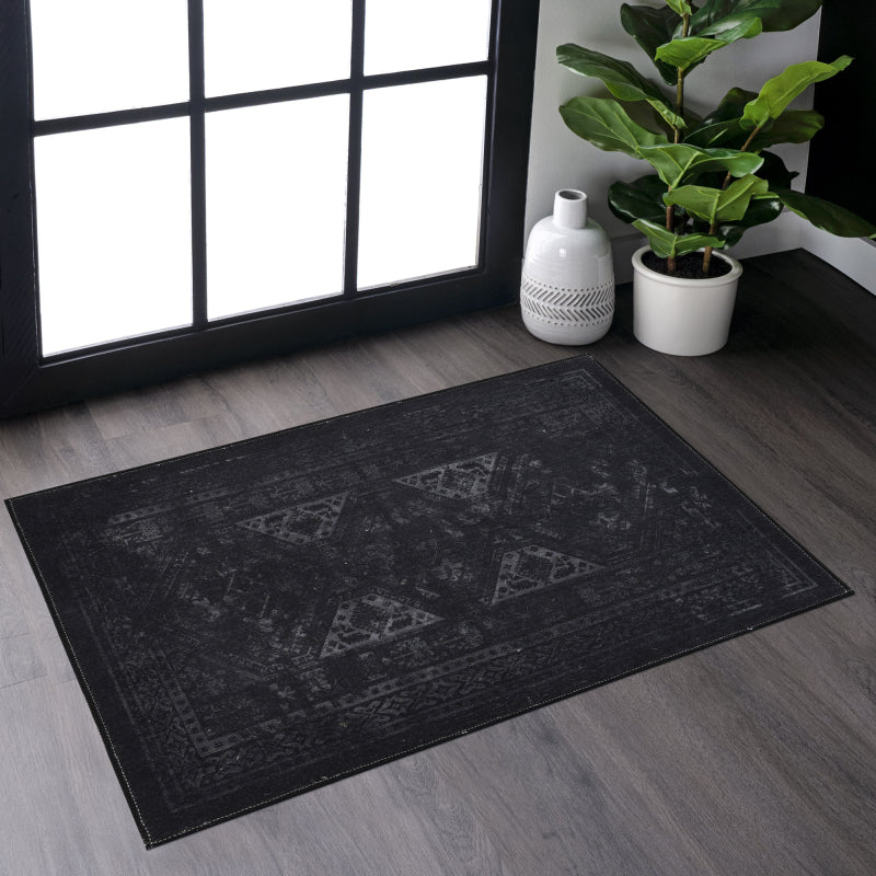 NAAR MAVAL Modern Area Rug for Living Room, Washable 9x12