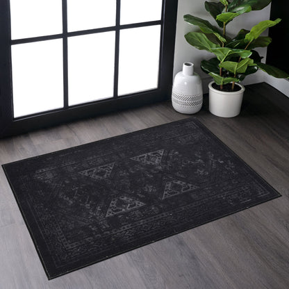 NAAR MAVAL Modern Area Rug for Living Room, Washable 9x12