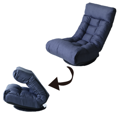 Japanese-Style Floor Chair for Balcony - Adjustable Recline