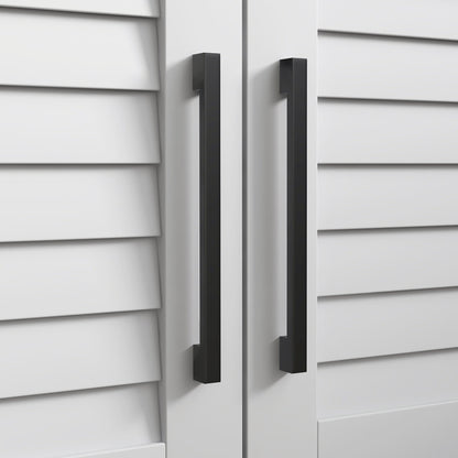 HOMCOM Modern Entryway Shoe Bench, Cushioned Seat & Storage