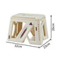 Doorverse Thickened Plastic Folding Stool Household Portable Storage Stool Outdoor Picnic Fishing Chair Portable Stools