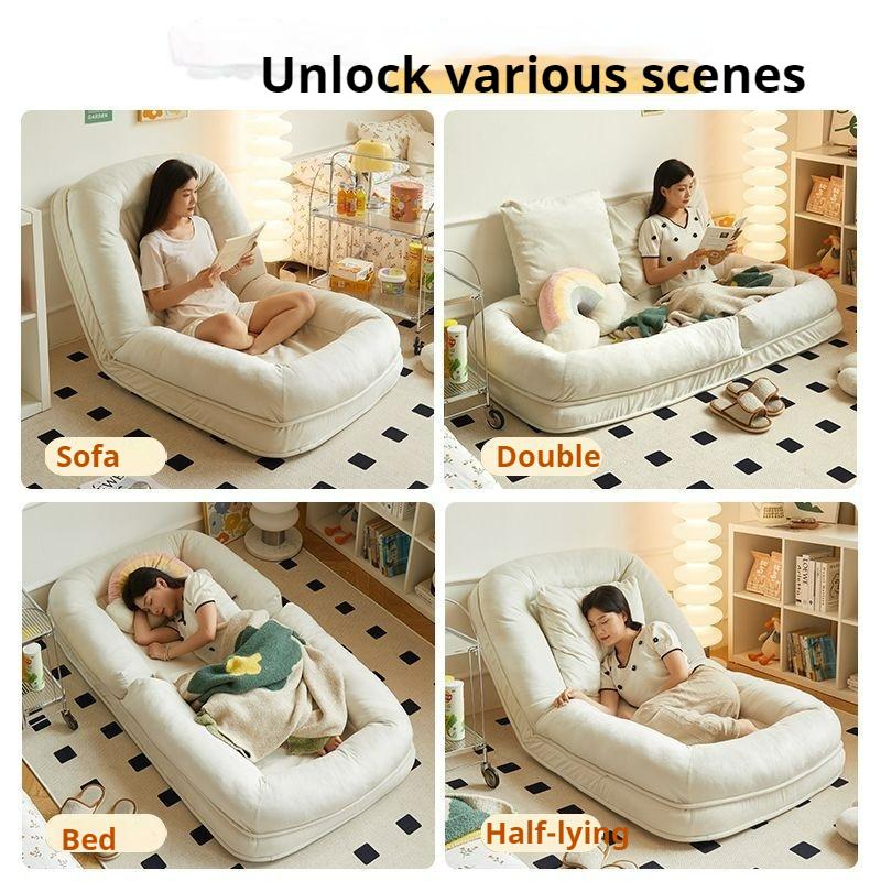 Doorverse Lazy Sofa Kerusi Malas Large Sofa Bed Sofa Bean Bag Foldable Lazy Sofa Single Sofa Foldable Bed.