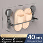 Bathroom Wall Mounted Shoe Rack Toilet Towel Hanger Rack Towel Toilet Shelf Hanger Bathroom Shoes