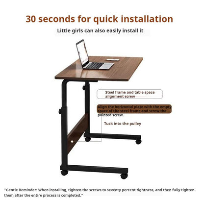 Double-Deck Bedside Desk Adjustable for Dorm/Bedroom