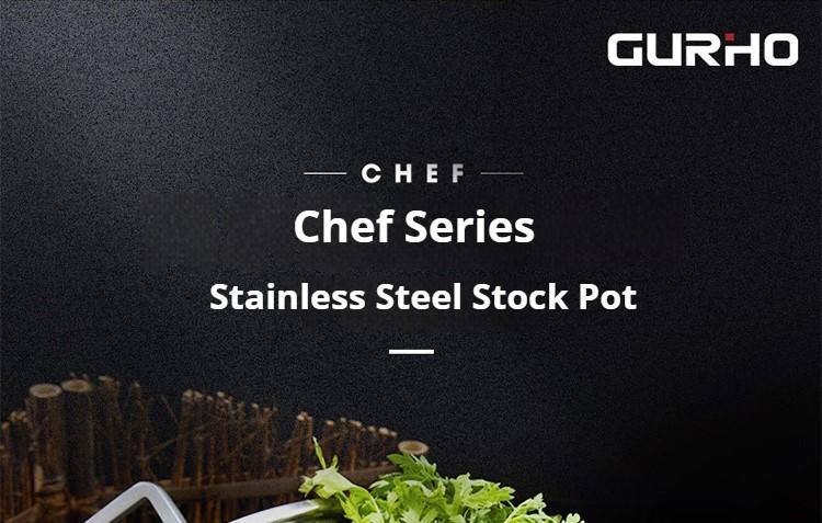 Stockpot 304 Stainless Steel Instant Hot for Kitchen