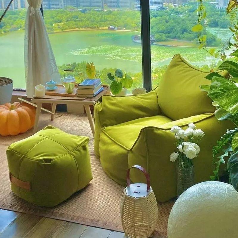 Doorverse Single Lazy Sofa Bean Bag Chair Envelope With Filler Beanbag Corner Seat Sectional Couch