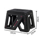 Doorverse Thickened Plastic Folding Stool Household Portable Storage Stool Outdoor Picnic Fishing Chair Portable Stools