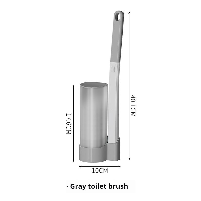 Disposable Toilet Brush Household No Dead Angle Cleaning Brush Toilet Toilet Brush Cleaning Replacement Head Antibacterial Toilet Brush