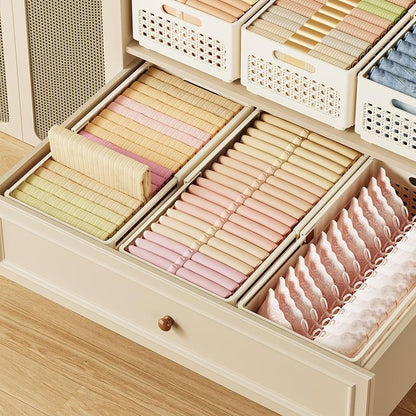 Doorverse Underwear Storage Box Home Retractable Wardrobe Clothing Organizer Drawer Underwear Sock Storage Basket