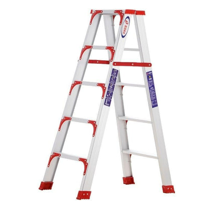 Doorverse Ladder Household Aluminum Alloy Ladder Widened and Thickened Multifunctional Ladder Folding Indoor Ladder