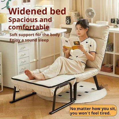 [Free Pillow] Folding Sofa Folding Chair Sofa Bed Sofa Chair Single Folding Bed Office Chair Computer Chair Folding Recliner